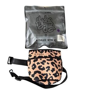 Hydro Jug Pro Leopard Cat Print Insulating Neoprene Water Bottle Sleeve ~NEW~
